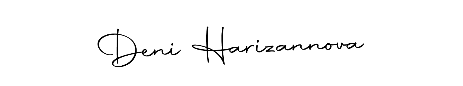 You can use this online signature creator to create a handwritten signature for the name Deni Harizannova. This is the best online autograph maker. Deni Harizannova signature style 10 images and pictures png