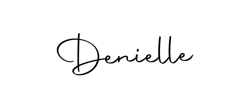 Also we have Denielle name is the best signature style. Create professional handwritten signature collection using Autography-DOLnW autograph style. Denielle signature style 10 images and pictures png