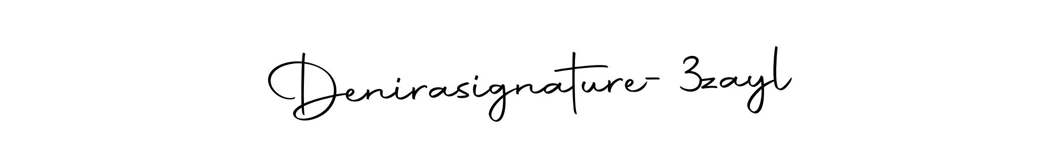 How to make Denirasignature-3zayl name signature. Use Autography-DOLnW style for creating short signs online. This is the latest handwritten sign. Denirasignature-3zayl signature style 10 images and pictures png