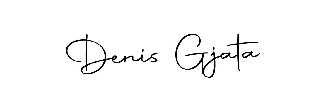 Create a beautiful signature design for name Denis Gjata. With this signature (Autography-DOLnW) fonts, you can make a handwritten signature for free. Denis Gjata signature style 10 images and pictures png