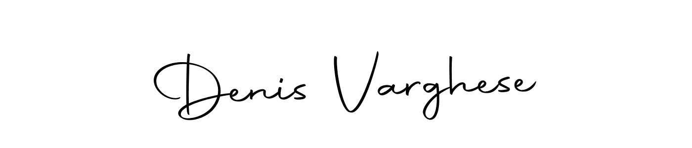 Denis Varghese stylish signature style. Best Handwritten Sign (Autography-DOLnW) for my name. Handwritten Signature Collection Ideas for my name Denis Varghese. Denis Varghese signature style 10 images and pictures png