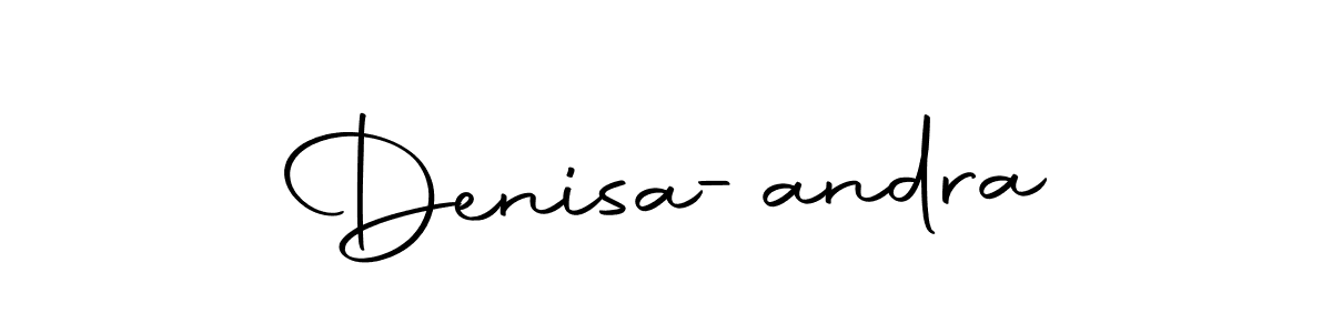 Use a signature maker to create a handwritten signature online. With this signature software, you can design (Autography-DOLnW) your own signature for name Denisa-andra. Denisa-andra signature style 10 images and pictures png