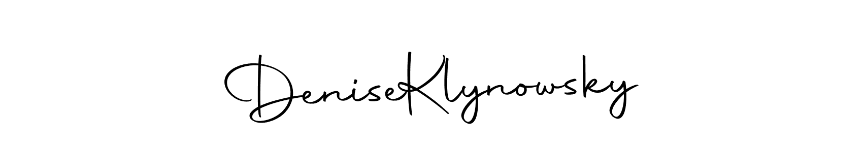 Make a beautiful signature design for name Denise  Klynowsky. Use this online signature maker to create a handwritten signature for free. Denise  Klynowsky signature style 10 images and pictures png