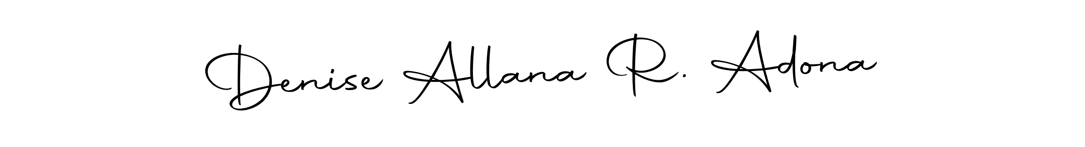 Once you've used our free online signature maker to create your best signature Autography-DOLnW style, it's time to enjoy all of the benefits that Denise Allana R. Adona name signing documents. Denise Allana R. Adona signature style 10 images and pictures png