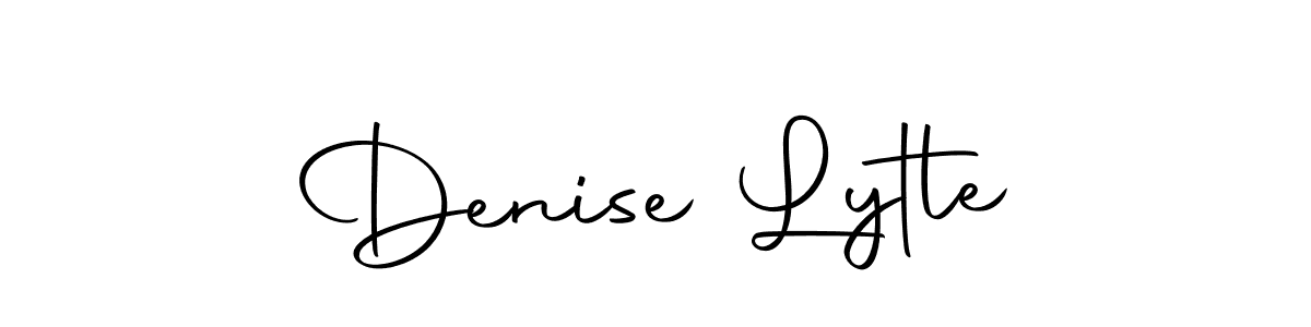 Design your own signature with our free online signature maker. With this signature software, you can create a handwritten (Autography-DOLnW) signature for name Denise Lytle. Denise Lytle signature style 10 images and pictures png