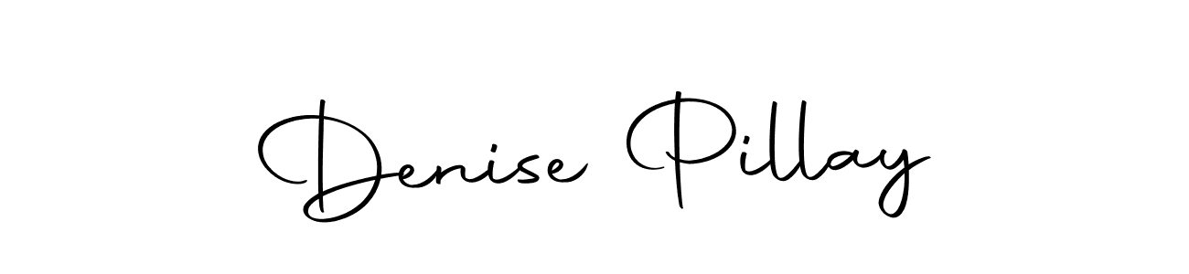 Create a beautiful signature design for name Denise Pillay. With this signature (Autography-DOLnW) fonts, you can make a handwritten signature for free. Denise Pillay signature style 10 images and pictures png