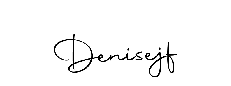Design your own signature with our free online signature maker. With this signature software, you can create a handwritten (Autography-DOLnW) signature for name Denisejf. Denisejf signature style 10 images and pictures png