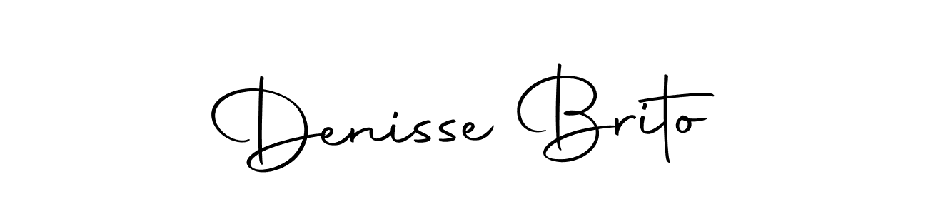 Design your own signature with our free online signature maker. With this signature software, you can create a handwritten (Autography-DOLnW) signature for name Denisse Brito. Denisse Brito signature style 10 images and pictures png