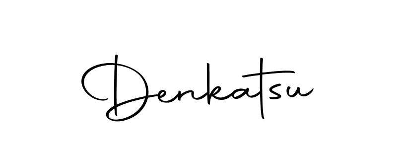 Denkatsu stylish signature style. Best Handwritten Sign (Autography-DOLnW) for my name. Handwritten Signature Collection Ideas for my name Denkatsu. Denkatsu signature style 10 images and pictures png