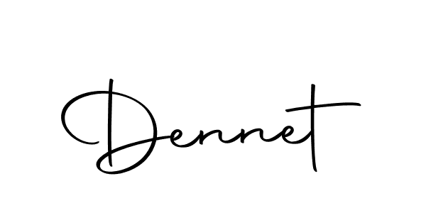 Dennet stylish signature style. Best Handwritten Sign (Autography-DOLnW) for my name. Handwritten Signature Collection Ideas for my name Dennet. Dennet signature style 10 images and pictures png