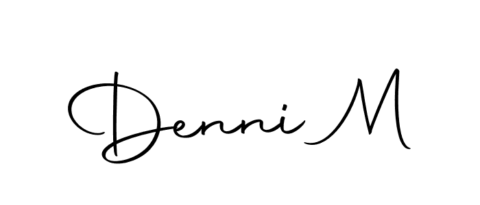 if you are searching for the best signature style for your name Denni M. so please give up your signature search. here we have designed multiple signature styles  using Autography-DOLnW. Denni M signature style 10 images and pictures png