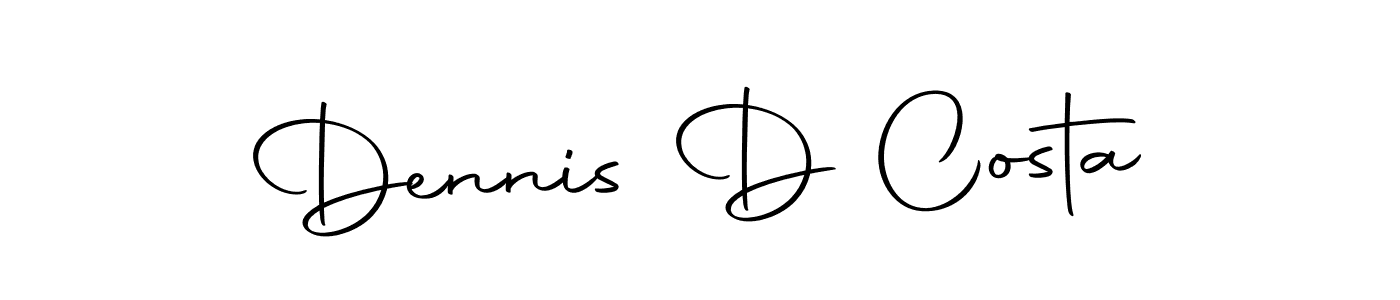 Design your own signature with our free online signature maker. With this signature software, you can create a handwritten (Autography-DOLnW) signature for name Dennis D Costa. Dennis D Costa signature style 10 images and pictures png