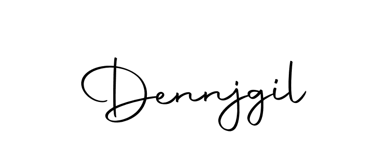 Design your own signature with our free online signature maker. With this signature software, you can create a handwritten (Autography-DOLnW) signature for name Dennjgil. Dennjgil signature style 10 images and pictures png