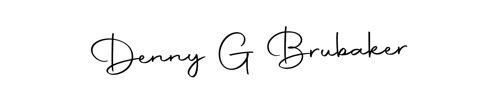 Make a beautiful signature design for name Denny G Brubaker. Use this online signature maker to create a handwritten signature for free. Denny G Brubaker signature style 10 images and pictures png