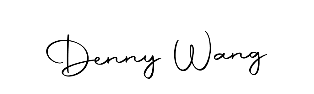 The best way (Autography-DOLnW) to make a short signature is to pick only two or three words in your name. The name Denny Wang include a total of six letters. For converting this name. Denny Wang signature style 10 images and pictures png