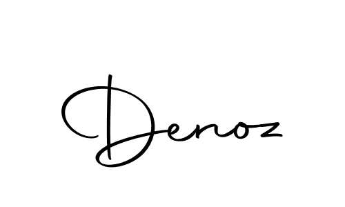 Use a signature maker to create a handwritten signature online. With this signature software, you can design (Autography-DOLnW) your own signature for name Denoz. Denoz signature style 10 images and pictures png