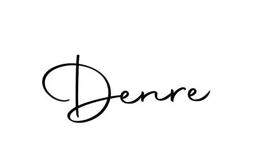 Create a beautiful signature design for name Denre. With this signature (Autography-DOLnW) fonts, you can make a handwritten signature for free. Denre signature style 10 images and pictures png