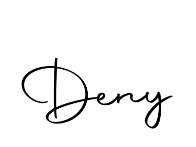 Create a beautiful signature design for name Deny. With this signature (Autography-DOLnW) fonts, you can make a handwritten signature for free. Deny signature style 10 images and pictures png