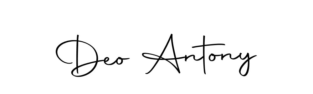Make a beautiful signature design for name Deo Antony. With this signature (Autography-DOLnW) style, you can create a handwritten signature for free. Deo Antony signature style 10 images and pictures png