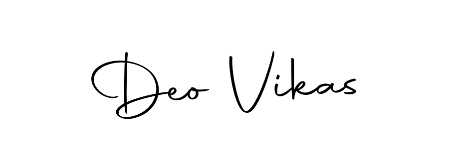 How to make Deo Vikas signature? Autography-DOLnW is a professional autograph style. Create handwritten signature for Deo Vikas name. Deo Vikas signature style 10 images and pictures png