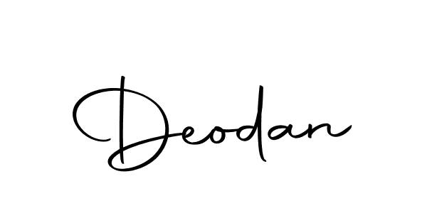 Make a beautiful signature design for name Deodan. With this signature (Autography-DOLnW) style, you can create a handwritten signature for free. Deodan signature style 10 images and pictures png