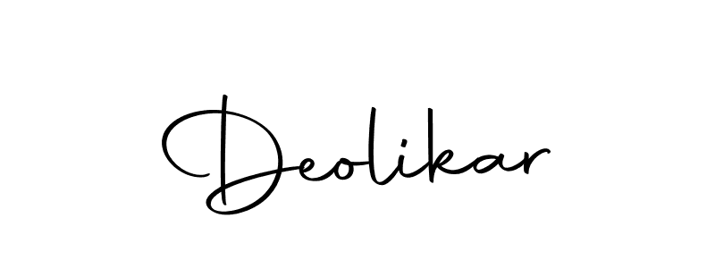 How to make Deolikar name signature. Use Autography-DOLnW style for creating short signs online. This is the latest handwritten sign. Deolikar signature style 10 images and pictures png