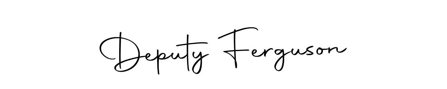 Deputy Ferguson stylish signature style. Best Handwritten Sign (Autography-DOLnW) for my name. Handwritten Signature Collection Ideas for my name Deputy Ferguson. Deputy Ferguson signature style 10 images and pictures png