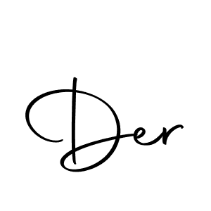 The best way (Autography-DOLnW) to make a short signature is to pick only two or three words in your name. The name Der include a total of six letters. For converting this name. Der signature style 10 images and pictures png