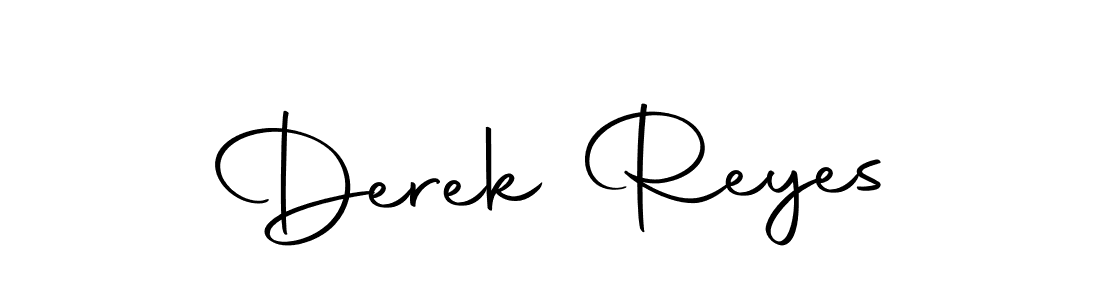 Design your own signature with our free online signature maker. With this signature software, you can create a handwritten (Autography-DOLnW) signature for name Derek Reyes. Derek Reyes signature style 10 images and pictures png