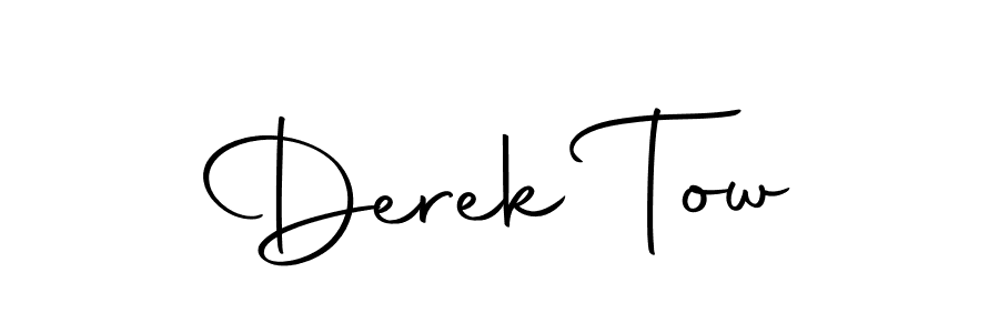 Use a signature maker to create a handwritten signature online. With this signature software, you can design (Autography-DOLnW) your own signature for name Derek Tow. Derek Tow signature style 10 images and pictures png