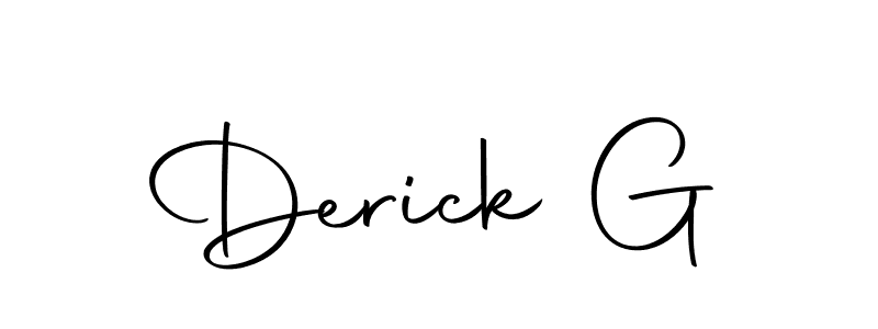 Derick G stylish signature style. Best Handwritten Sign (Autography-DOLnW) for my name. Handwritten Signature Collection Ideas for my name Derick G. Derick G signature style 10 images and pictures png