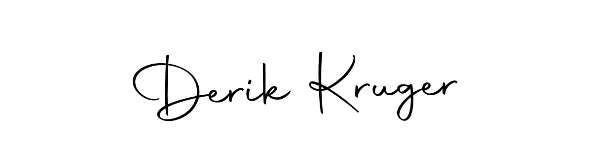 Make a beautiful signature design for name Derik Kruger. With this signature (Autography-DOLnW) style, you can create a handwritten signature for free. Derik Kruger signature style 10 images and pictures png