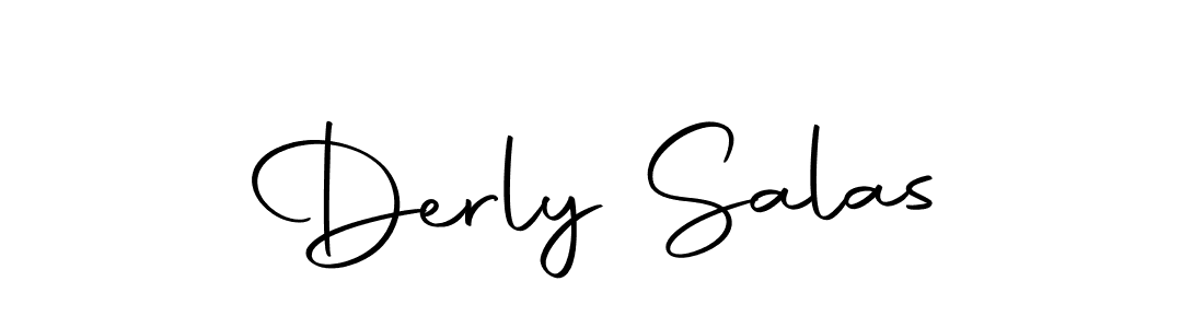How to make Derly Salas name signature. Use Autography-DOLnW style for creating short signs online. This is the latest handwritten sign. Derly Salas signature style 10 images and pictures png