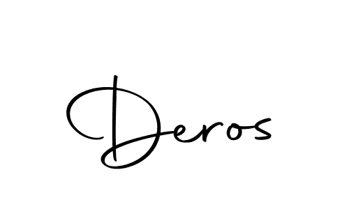 Make a beautiful signature design for name Deros. With this signature (Autography-DOLnW) style, you can create a handwritten signature for free. Deros signature style 10 images and pictures png