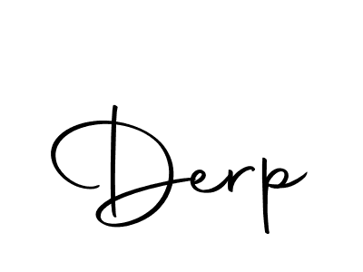 Use a signature maker to create a handwritten signature online. With this signature software, you can design (Autography-DOLnW) your own signature for name Derp. Derp signature style 10 images and pictures png