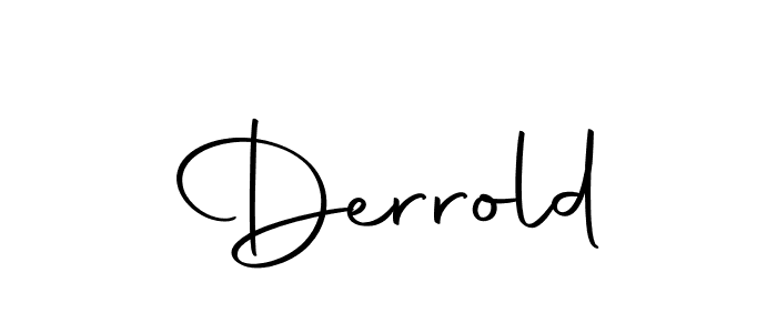 How to make Derrold signature? Autography-DOLnW is a professional autograph style. Create handwritten signature for Derrold name. Derrold signature style 10 images and pictures png