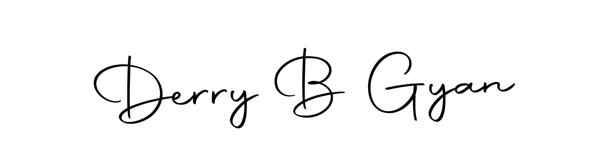 You should practise on your own different ways (Autography-DOLnW) to write your name (Derry B Gyan) in signature. don't let someone else do it for you. Derry B Gyan signature style 10 images and pictures png