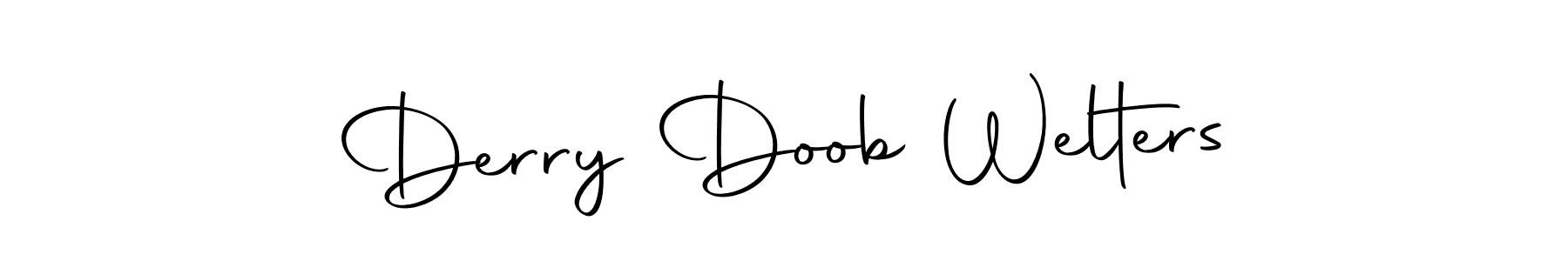 Make a beautiful signature design for name Derry Doob Welters. With this signature (Autography-DOLnW) style, you can create a handwritten signature for free. Derry Doob Welters signature style 10 images and pictures png