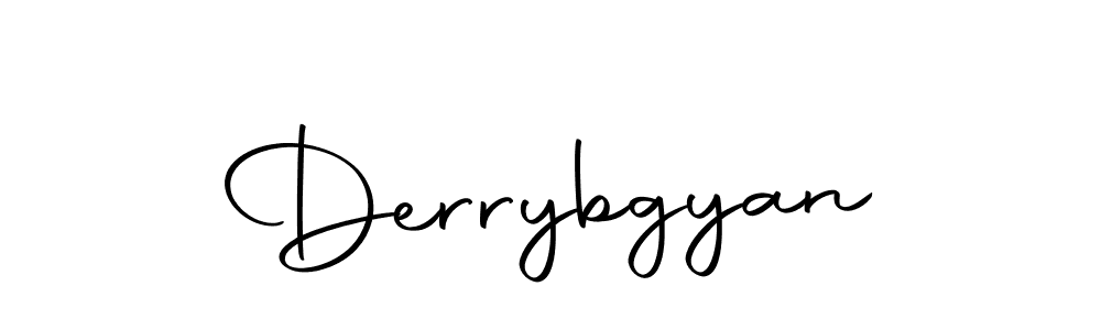 Design your own signature with our free online signature maker. With this signature software, you can create a handwritten (Autography-DOLnW) signature for name Derrybgyan. Derrybgyan signature style 10 images and pictures png