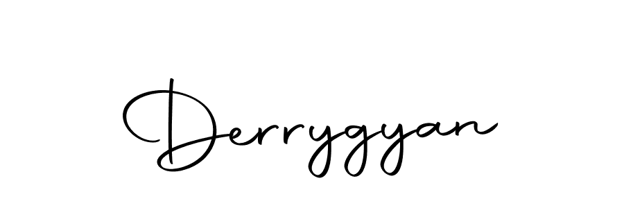 Make a beautiful signature design for name Derrygyan. With this signature (Autography-DOLnW) style, you can create a handwritten signature for free. Derrygyan signature style 10 images and pictures png