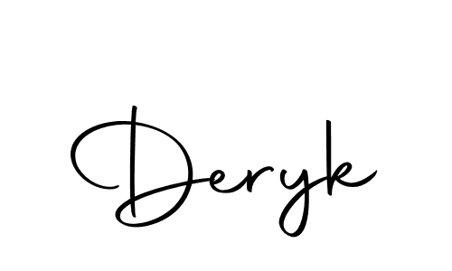 Similarly Autography-DOLnW is the best handwritten signature design. Signature creator online .You can use it as an online autograph creator for name Deryk. Deryk signature style 10 images and pictures png