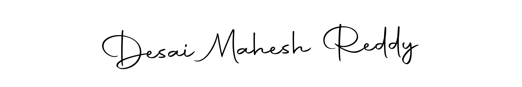 Design your own signature with our free online signature maker. With this signature software, you can create a handwritten (Autography-DOLnW) signature for name Desai Mahesh Reddy. Desai Mahesh Reddy signature style 10 images and pictures png