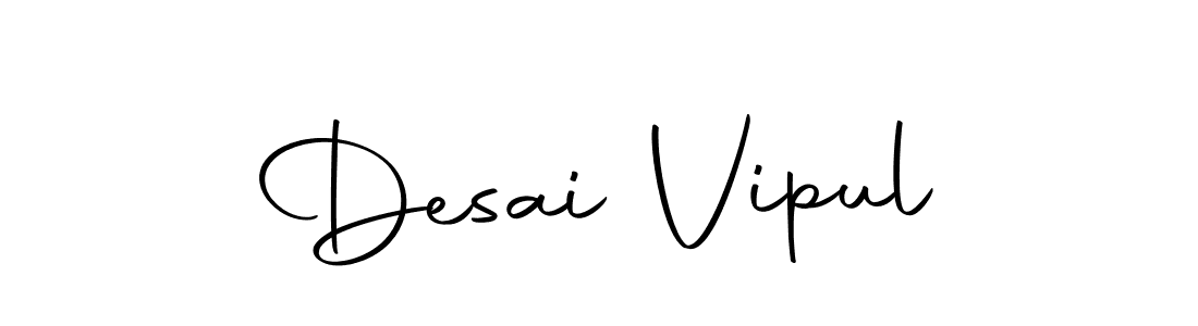 How to make Desai Vipul name signature. Use Autography-DOLnW style for creating short signs online. This is the latest handwritten sign. Desai Vipul signature style 10 images and pictures png