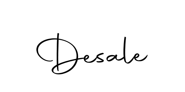 if you are searching for the best signature style for your name Desale. so please give up your signature search. here we have designed multiple signature styles  using Autography-DOLnW. Desale signature style 10 images and pictures png