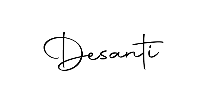 if you are searching for the best signature style for your name Desanti. so please give up your signature search. here we have designed multiple signature styles  using Autography-DOLnW. Desanti signature style 10 images and pictures png