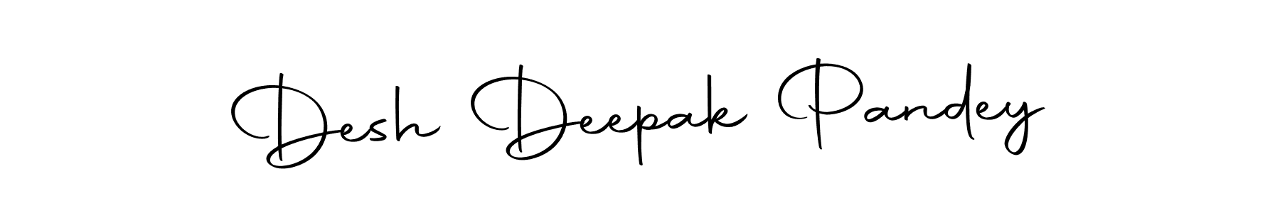 Make a beautiful signature design for name Desh Deepak Pandey. Use this online signature maker to create a handwritten signature for free. Desh Deepak Pandey signature style 10 images and pictures png