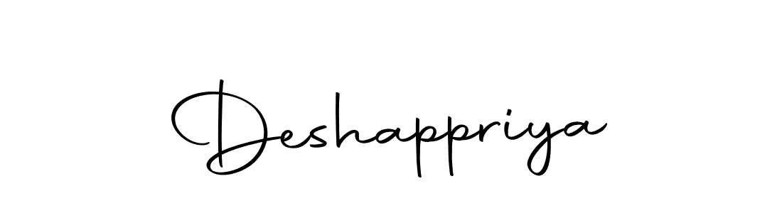 How to make Deshappriya signature? Autography-DOLnW is a professional autograph style. Create handwritten signature for Deshappriya name. Deshappriya signature style 10 images and pictures png
