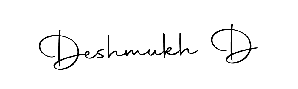 Make a beautiful signature design for name Deshmukh D. With this signature (Autography-DOLnW) style, you can create a handwritten signature for free. Deshmukh D signature style 10 images and pictures png