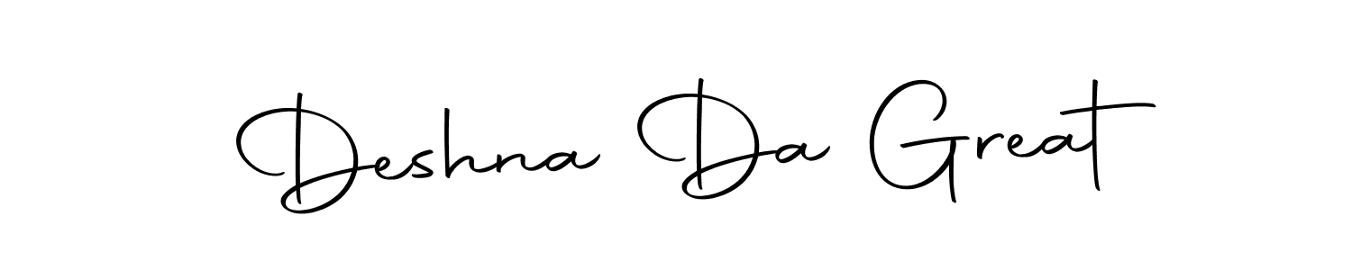 You should practise on your own different ways (Autography-DOLnW) to write your name (Deshna Da Great) in signature. don't let someone else do it for you. Deshna Da Great signature style 10 images and pictures png