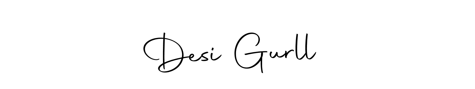 Design your own signature with our free online signature maker. With this signature software, you can create a handwritten (Autography-DOLnW) signature for name Desi Gurll❤️. Desi Gurll❤️ signature style 10 images and pictures png